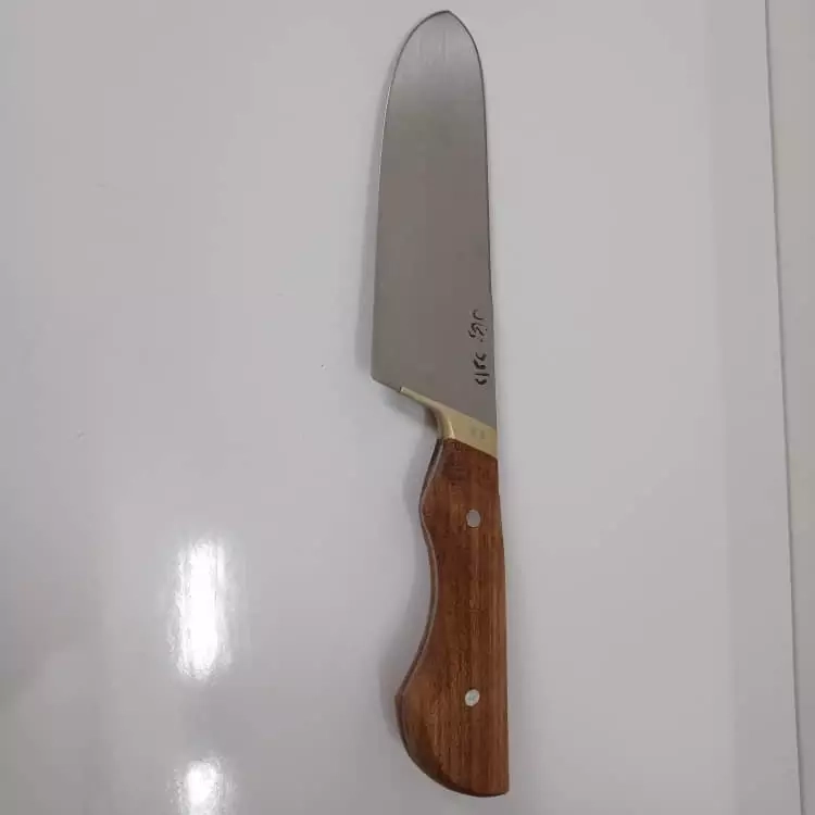 چاقو سلاخی فولادی دسته چوبی زنجان