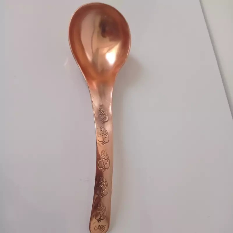 قاشق آجیل خوری بزرگ مسی نانو شده