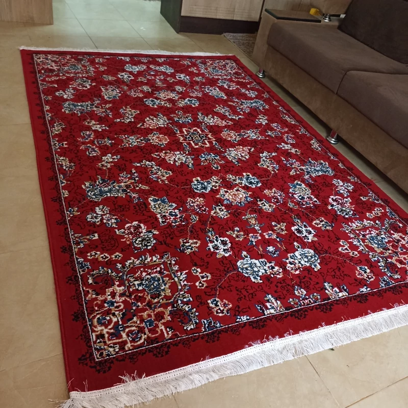 فرش ماشینی لاکی 4 متری قالیچه گیلدا 400شانه جنسBCF