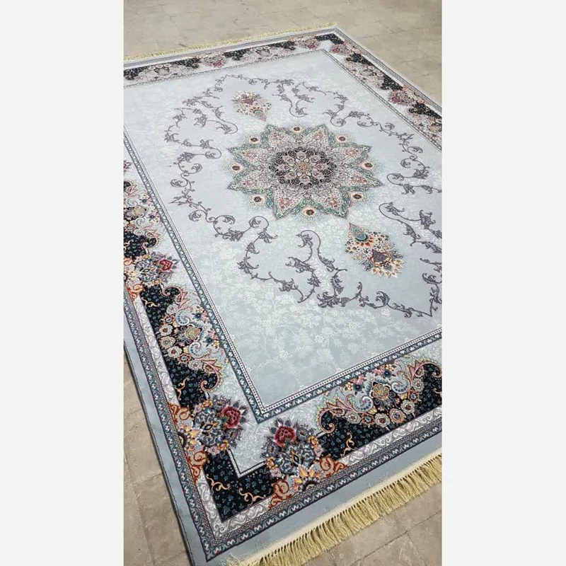 فرش ماشینی12 متری500 شانه تراکم 1800 نخ ویرجین(ورژن)2