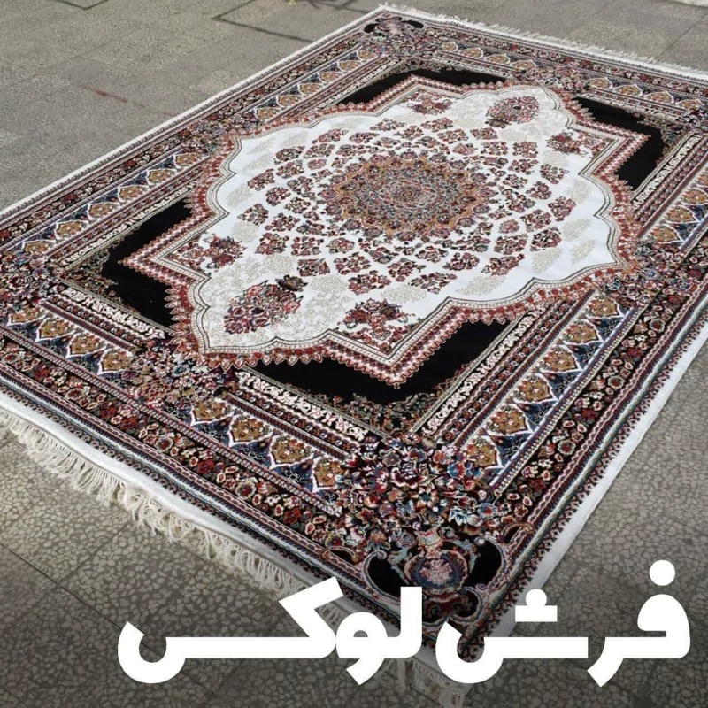 فرش6 متری کرم لوکس 400 شانه تراکم 700 باضخامت یک سانت رنگ ثابت فرش 400شانه تولید مستقیم از کارخانه فرش جهزیه