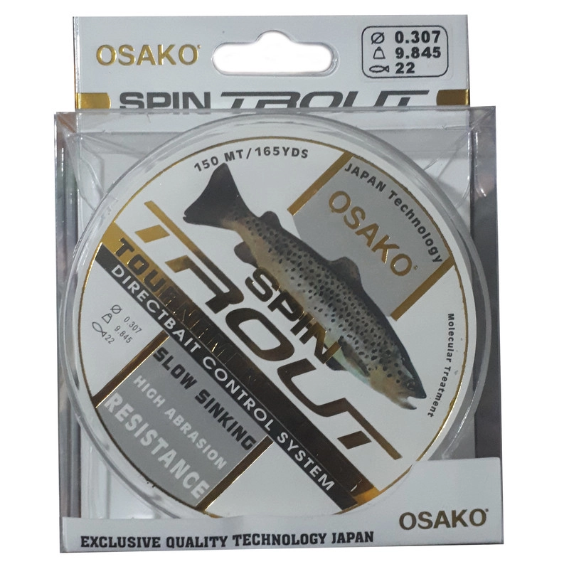 ریسه ماهیگیری اوساکو مدل spin trout سایز 0.30 میلی متر