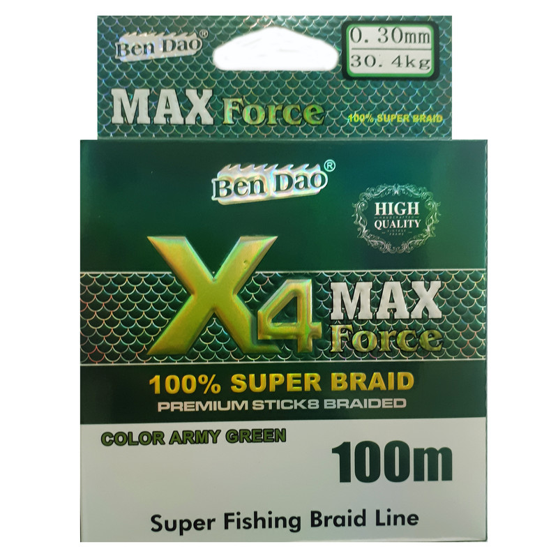 نخ ماهیگیری بندا او مدل max force سایز 0.3 میلی متر
