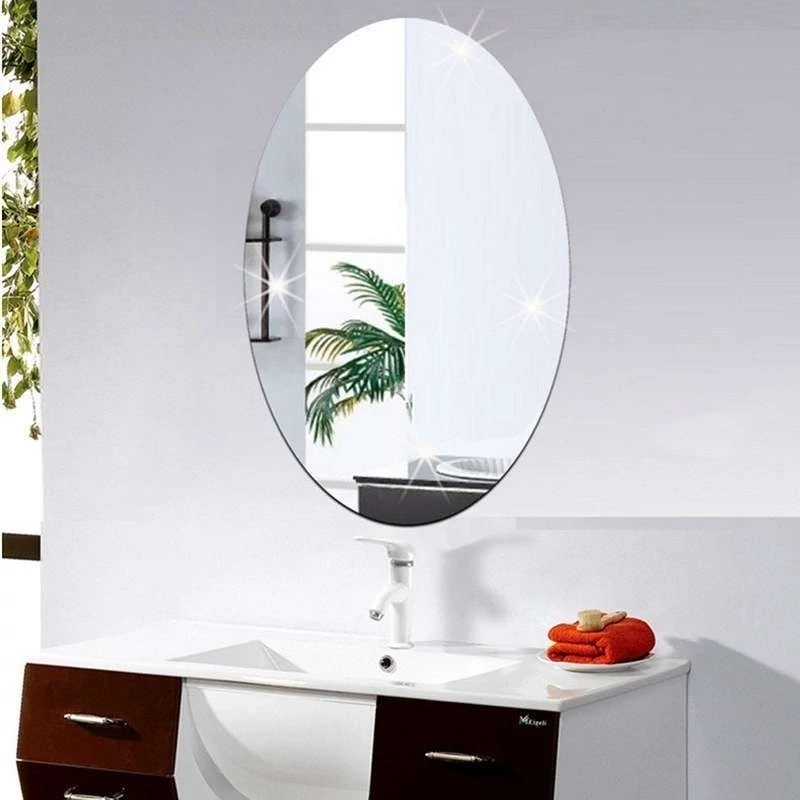 آینه چسبی نشکن طرح بیضی کد N311