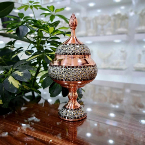 شکلات خوری مس و خاتم اعلاء 24 سانتی (خرید مستقیم و بدون واسطه از تولیدی)