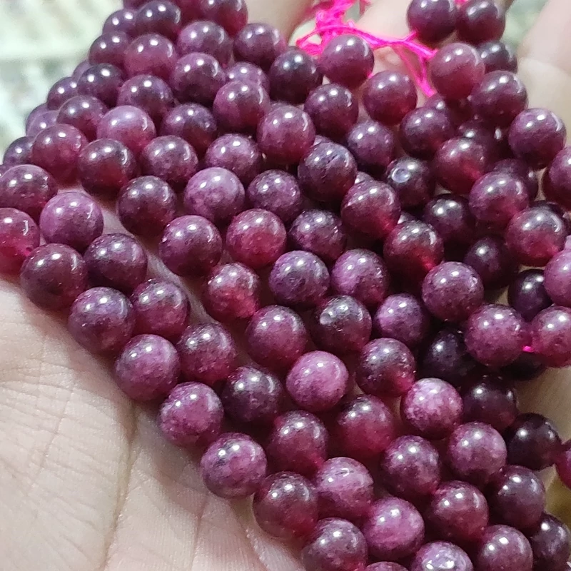 مهره یاقوت سرخ یا روبی تراش ساده سایز8