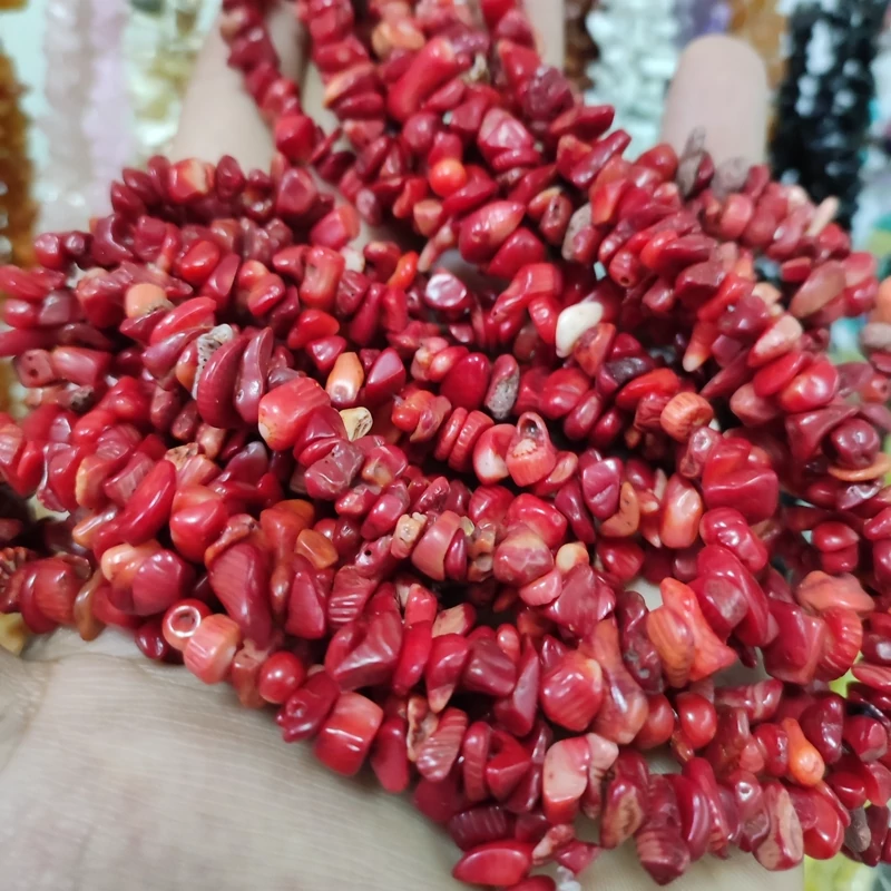 مهره مرجان سرخ اصل سنگ مرجان اقیانوسی معدنی