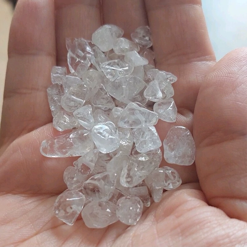 مهره درُ دفرمه طبیعی ومعدنی کوارتز شفاف