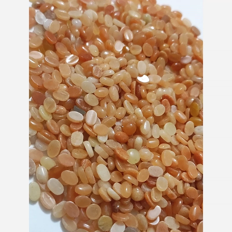 سنگ یشم زرد سایز مخراجی یا اونتورین نارنجی