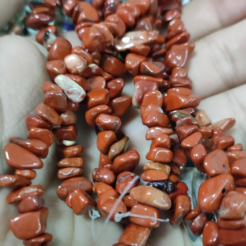 مهره سنگ خون جاسپرسرخ اصل معدنی دفرمه طبیعی