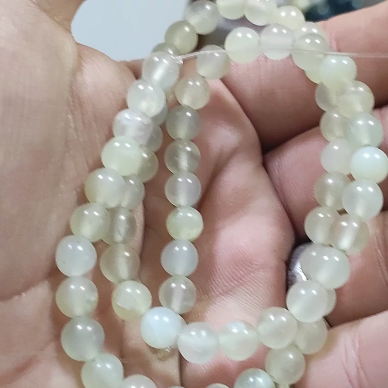 مهره کوارتز سبز سایز6سنگ کوارتزسبز طبیعی 6
