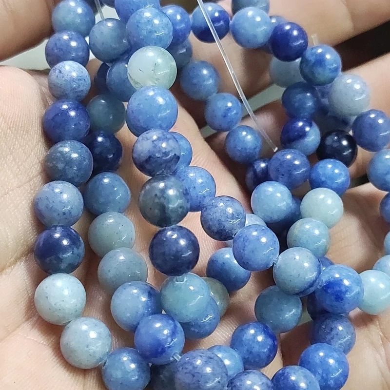 مهره سودالیت آبی سایز8 طبیعی و معدنی