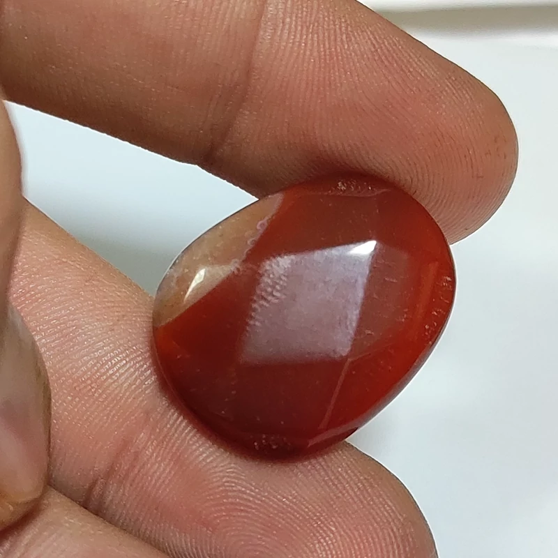 عقیق سرخ کدa17 نگین عقیق سرخ تراش جواهر