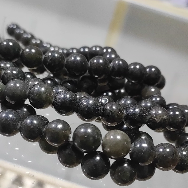 مهره کوارتز اسموکی سایز8سنگ کوارتز دودی اسموکی