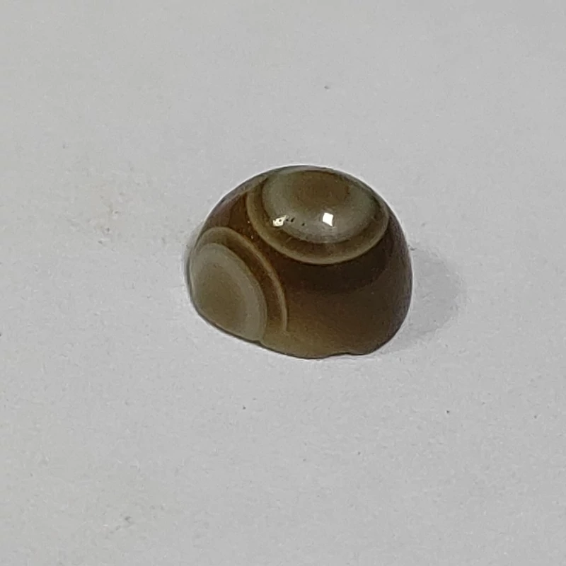 سنگ باباقوری طبیعی و معدنی کد b49 تک چشم مناسب رکاب و انگشتر