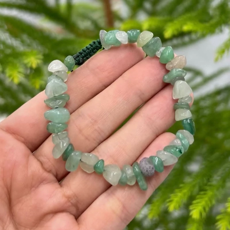 دستبند آونتورین طبیعی سنگ شانس اونتورین Aventurine