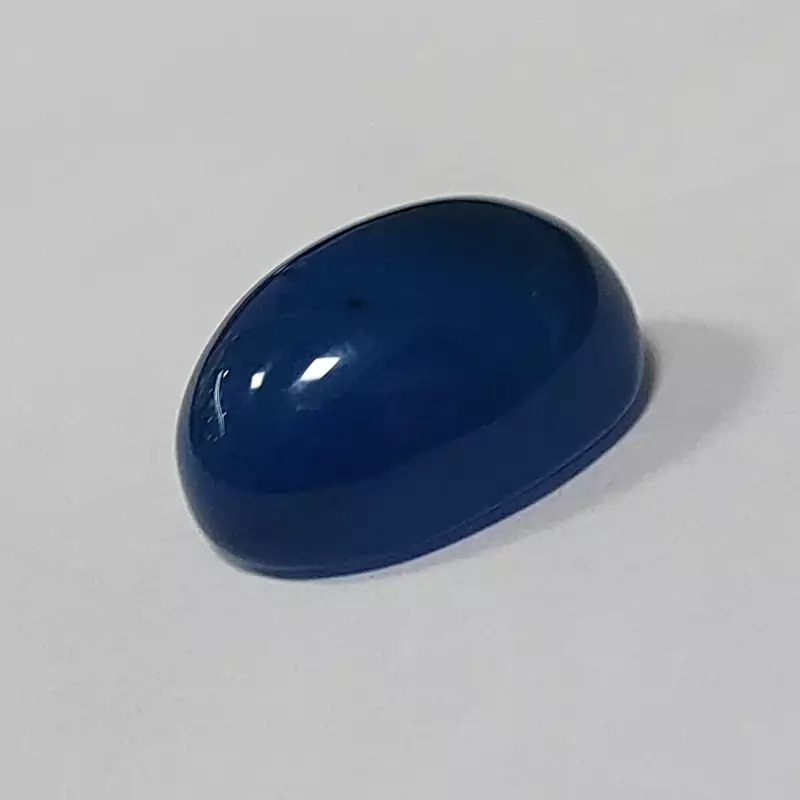 سنگ عقیق آبی   کله قندی کد a56  طوق دار  عقیق ابی