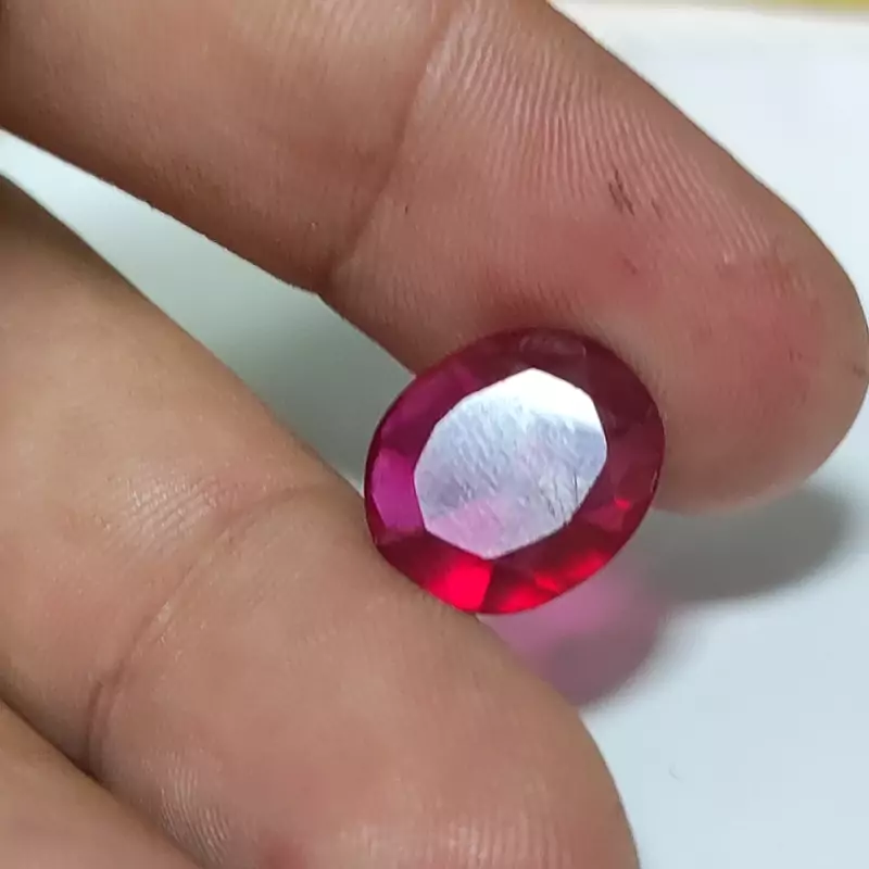 یاقوت شمش آلمان سختی 9نه 7.95قیراط تراش جواهر