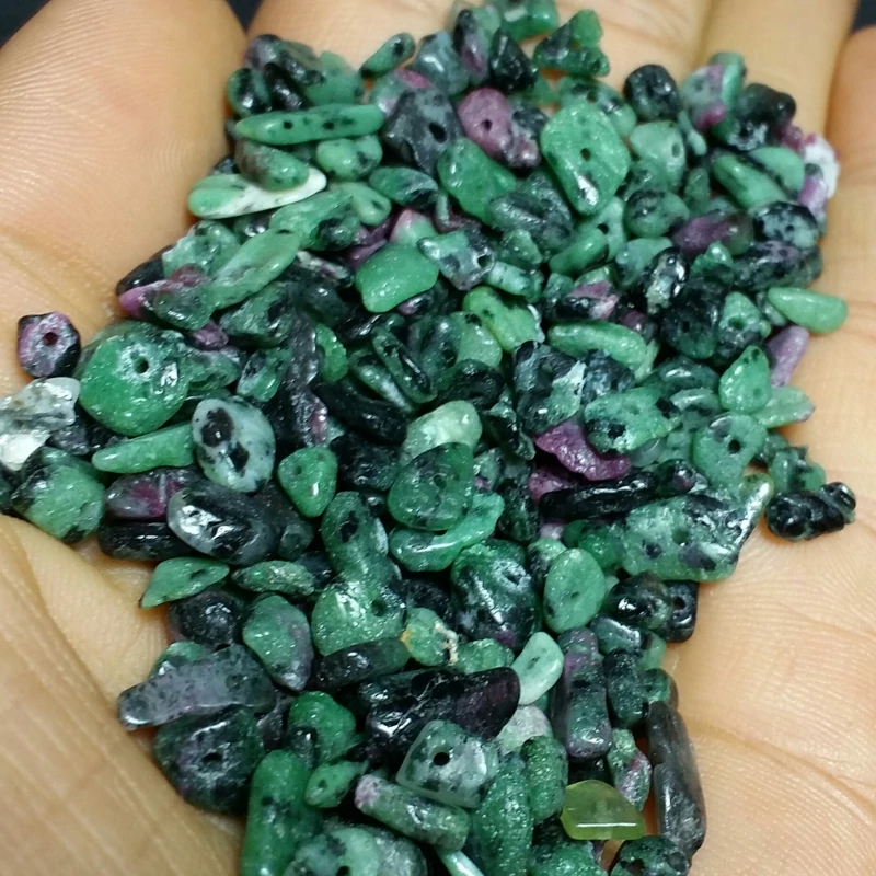 مهره دفرمه یا چیپسی سنگ روبی زئوست طبیعی گرمی 14 هزار تومان