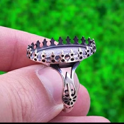 رکاب خالی نقره روسی نیزه ای