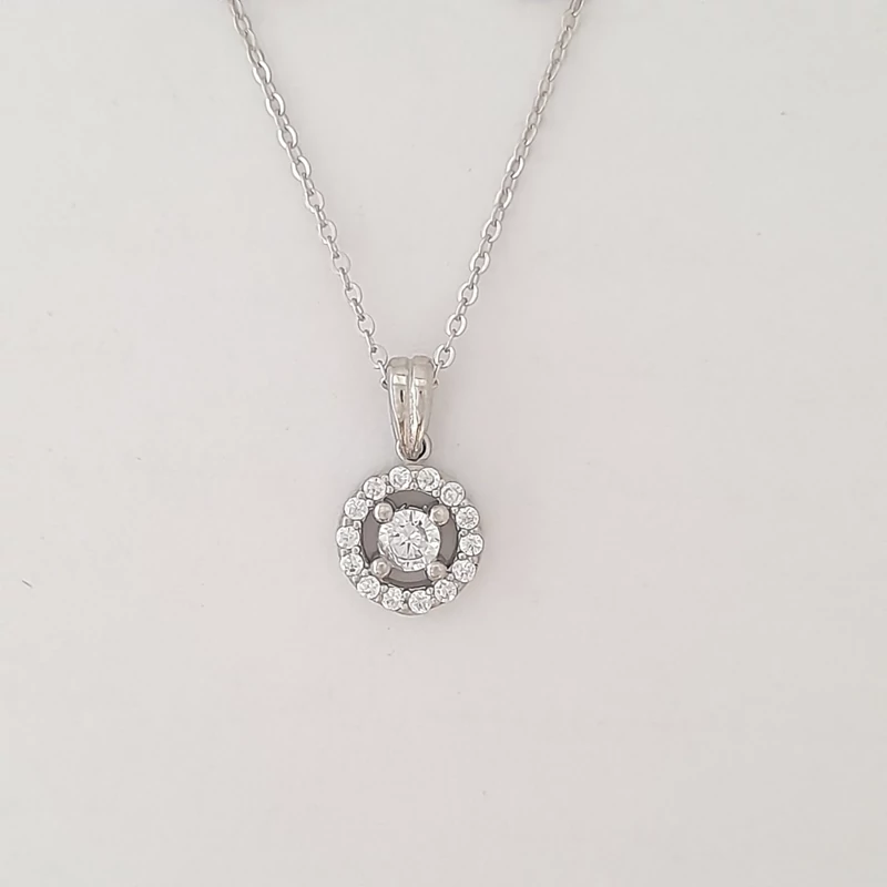 گردنبندنقره زنانه 925 عیار وارداتی ک078