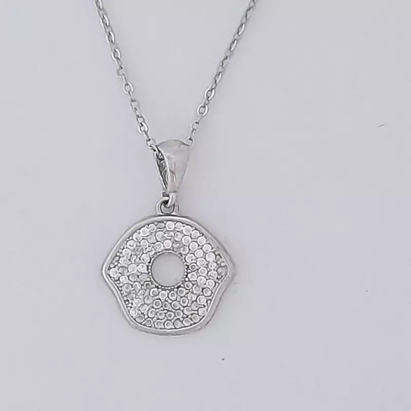 گردنبند زنانه نقره 925 عیار وارداتی کد 357