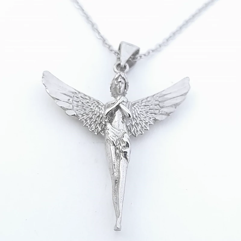 گردنبند نقره زنانه عیار angel 925  فرشته مقدس ساخت ایتالیا و خاص