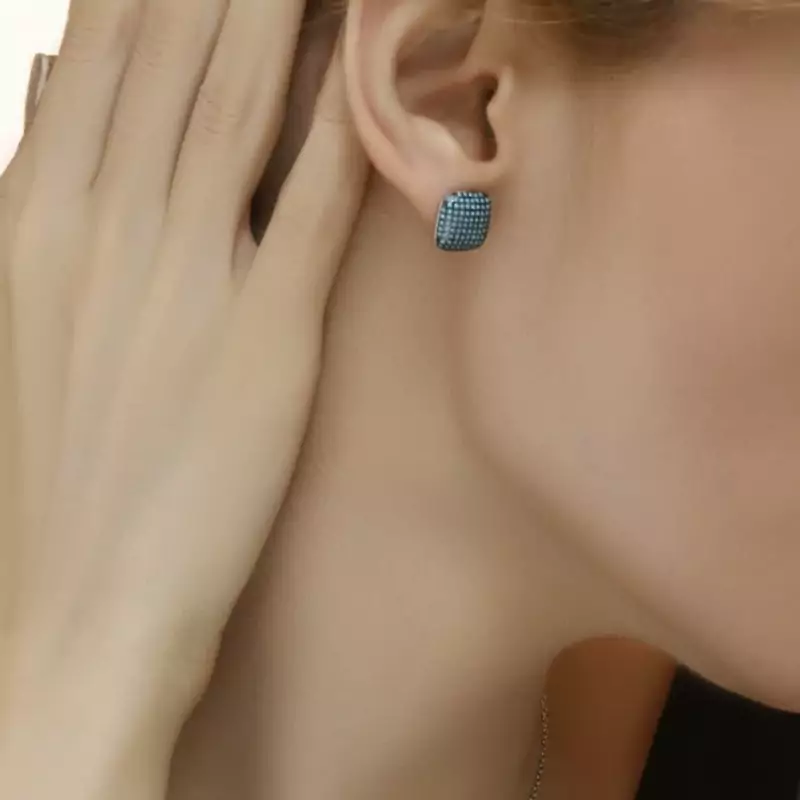 گوشواره نقره لوکس 925 عیار وارداتی
