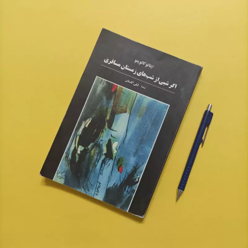 کتاب اگر شبی از شب های زمستان مسافری ترجمه لیلی گلستان نشر آگه