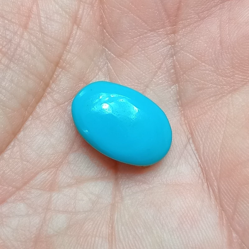 نگین طرح فیروزه عجمی پشت مانند نیشابور .غیر اصلی کد5