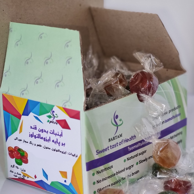 آبنبات بدون قند بر پایه ایزومالتولوز بارتام - 250 گرم