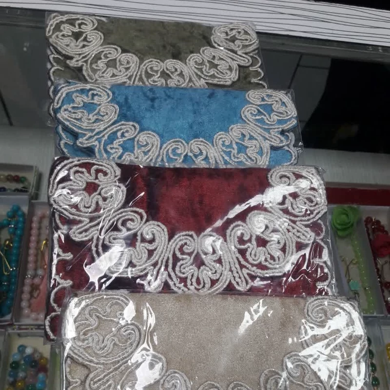جا نماز مخمل مدل پاکتی(3عددی)
