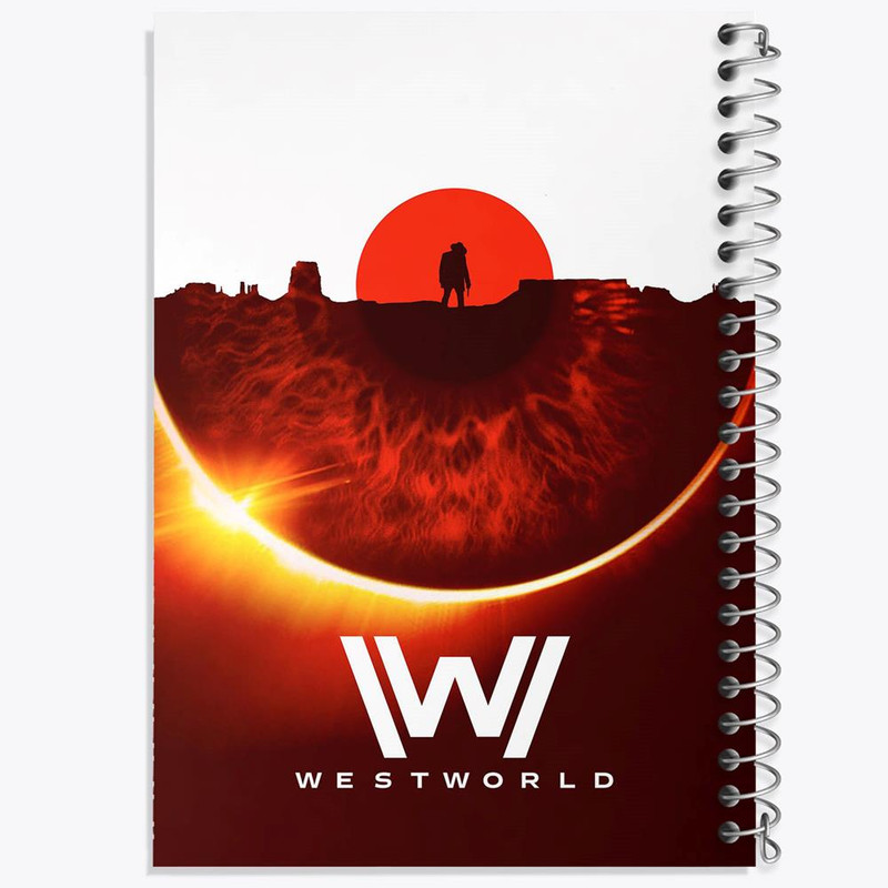 دفتر نقاشی 50 برگ خندالو مدل سریال وست ورلد West World کد 10203