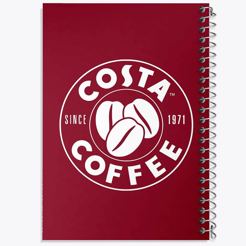 دفتر نت موسیقی 50 برگ خندالو مدل قهوه کوستا Costa کد 8474