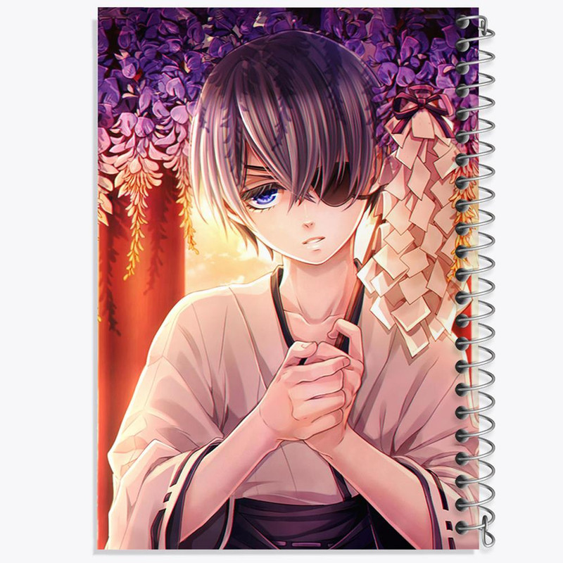 دفتر نت موسیقی 50 برگ خندالو مدل شیل انیمه خادم سیاه Black Butler کد 16343