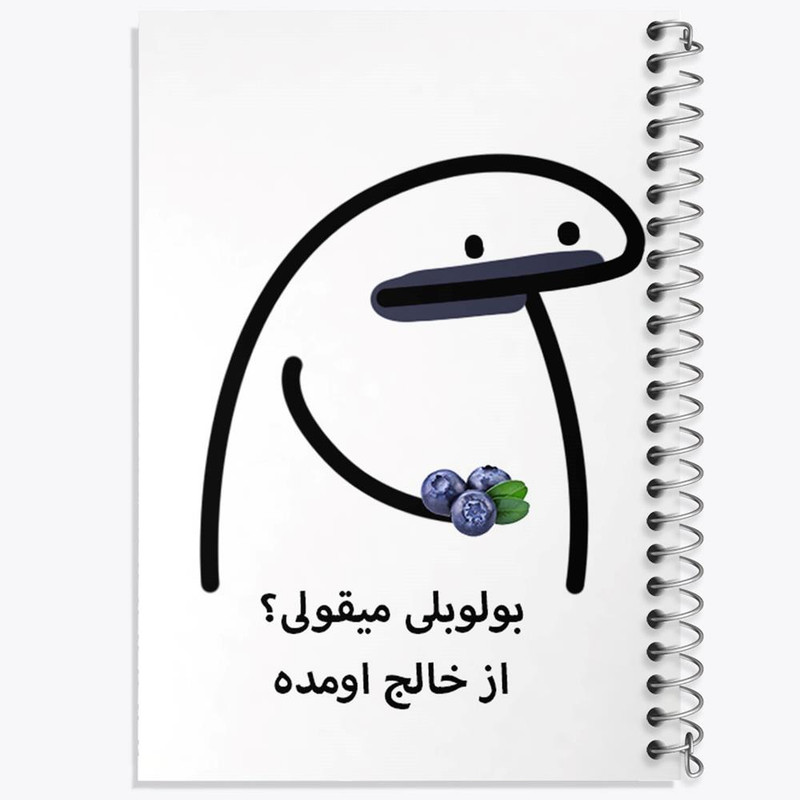 دفتر مشق 50 برگ خندالو مدل بولوبلی میقولی؟ کد 28014