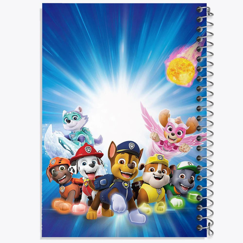 دفتر نت موسیقی 50 برگ خندالو مدل سگ های نگهبان Paw Patrol کد 4730