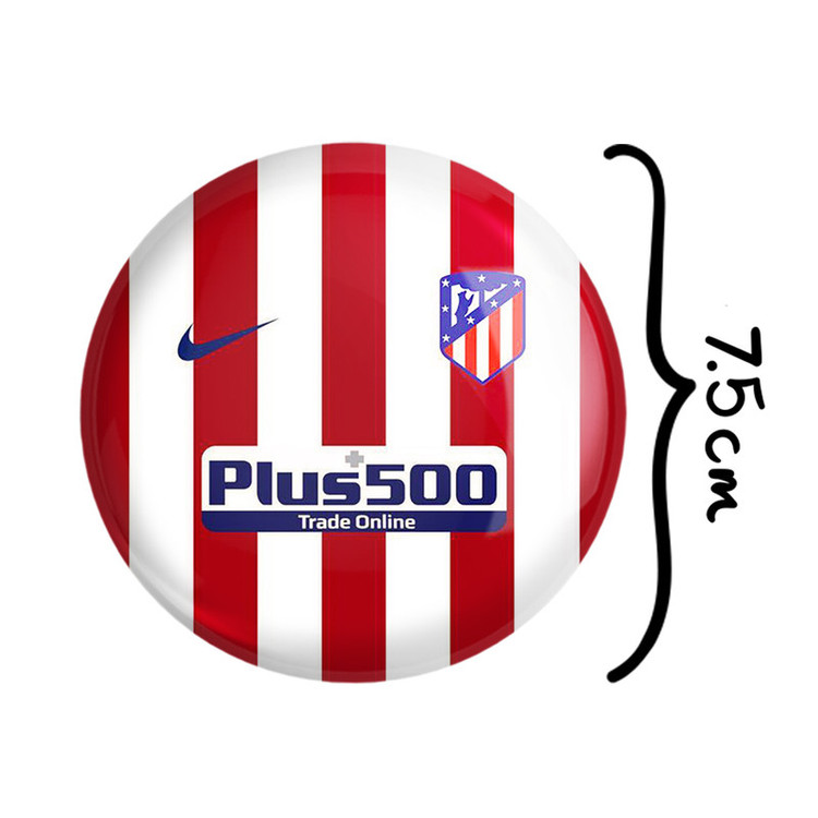 آینه جیبی خندالو طرح باشگاه اتلتیکو مادرید Atletico Madrid مدل تاشو کد 2148