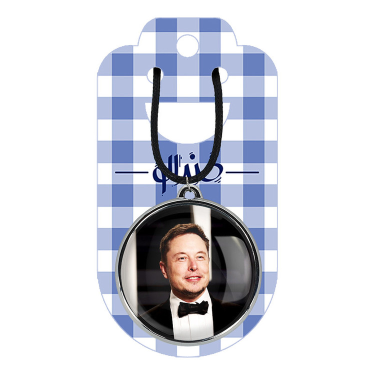گردنبند خندالو مدل ایلان ماسک Elon Musk کد 1092010918