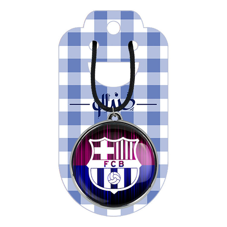 گردنبند خندالو مدل باشگاه بارسلونا FC Barcelona کد 2626826262