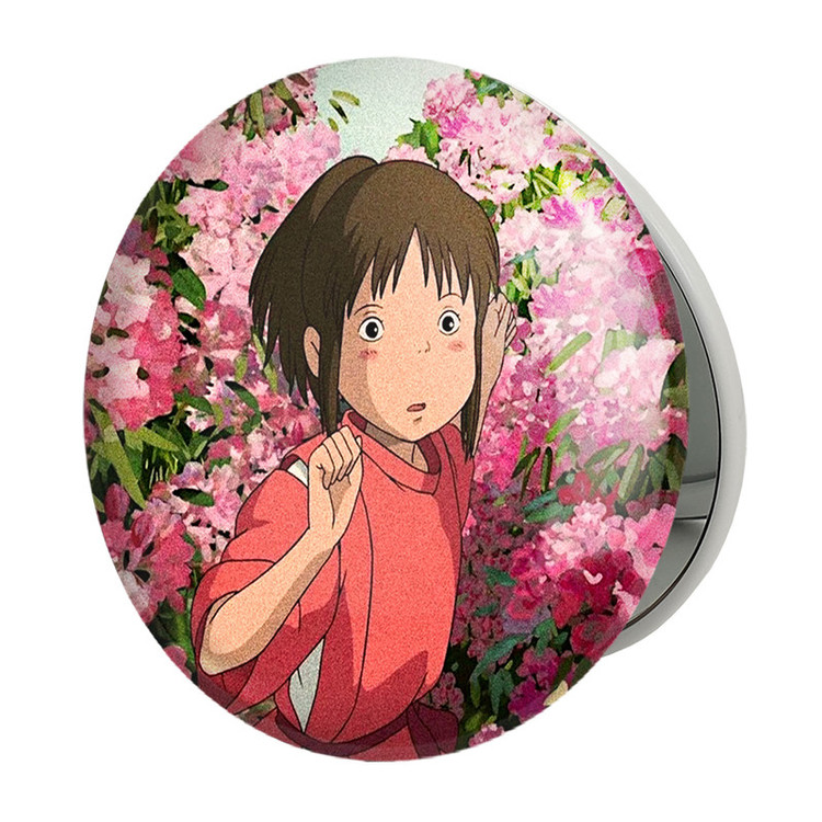 آینه جیبی خندالو طرح انیمه شهر اشباح Spirited Away مدل تاشو کد 4878
