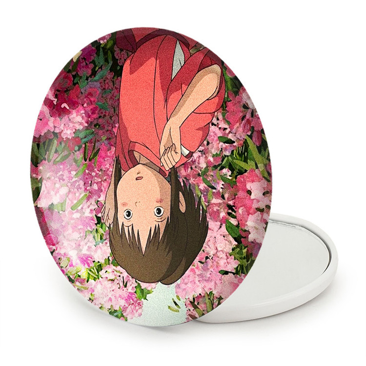 آینه جیبی خندالو طرح انیمه شهر اشباح Spirited Away مدل تاشو کد 4878