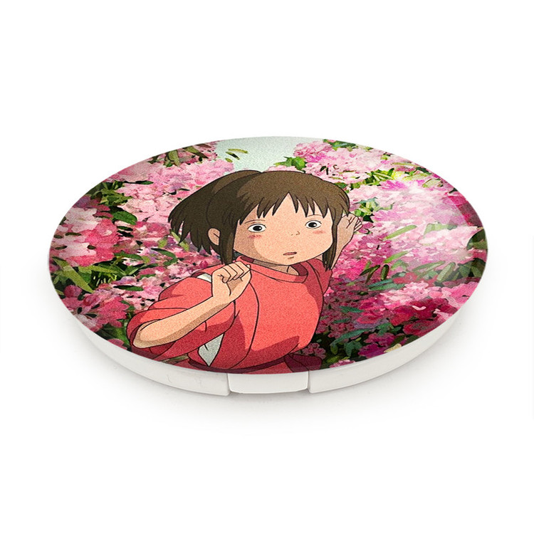 آینه جیبی خندالو طرح انیمه شهر اشباح Spirited Away مدل تاشو کد 4878