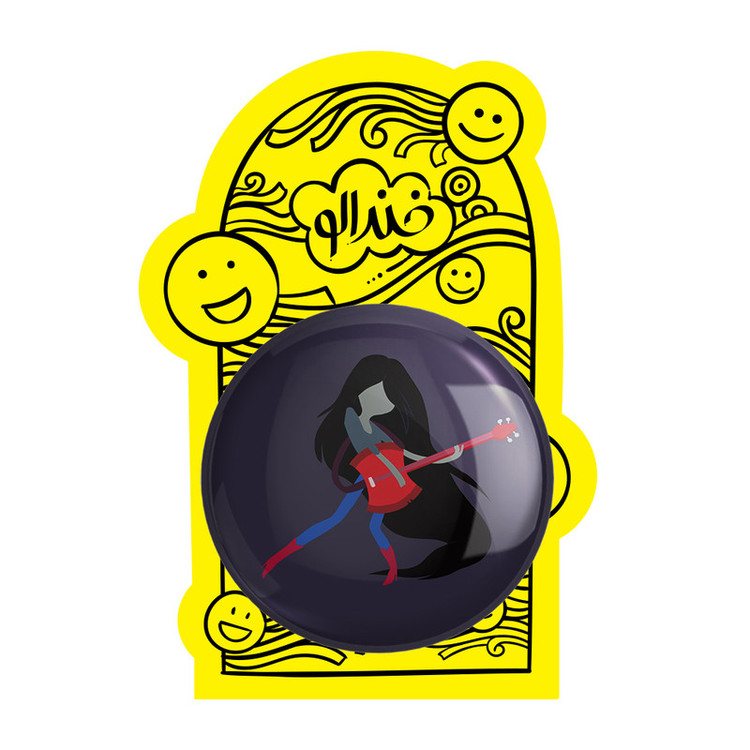 آینه جیبی خندالو طرح مارسلین وقت ماجراجویی Adventure Time مدل تاشو کد 20853