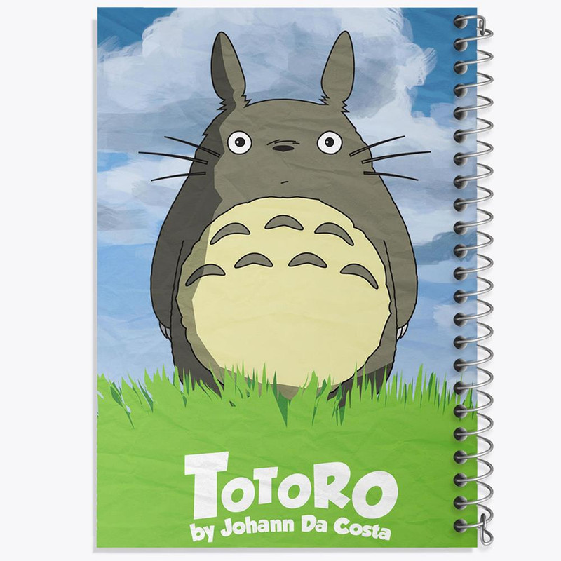 دفتر مشق 50 برگ خندالو مدل انیمه توتورو Totoro کد 4541
