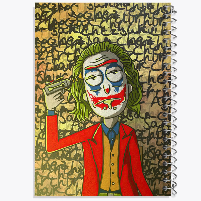 دفتر نقاشی 50 برگ خندالو مدل انیمیشن ریک و مورتی Rick and Mort کد 26381