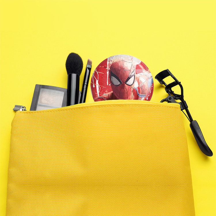 آینه جیبی خندالو مدل مرد عنکبوتی Spider Man کد 2376