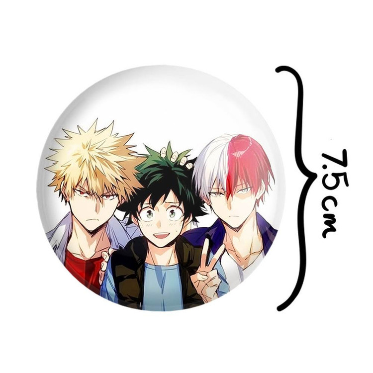 آینه جیبی خندالو مدل انیمه آکادمی قهرمان من My Hero Academia کد 10083