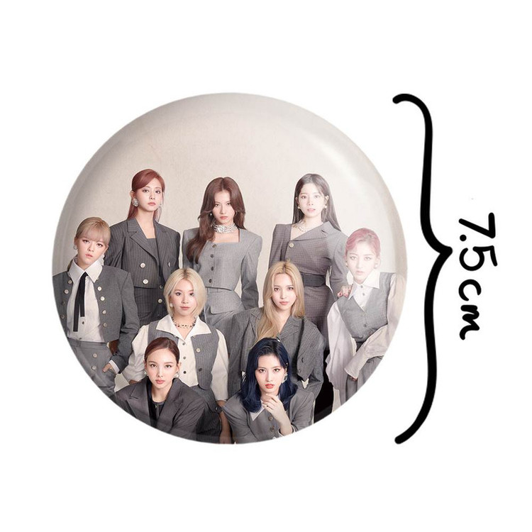 آینه جیبی خندالو مدل گروه توایس TWICE کد 11691