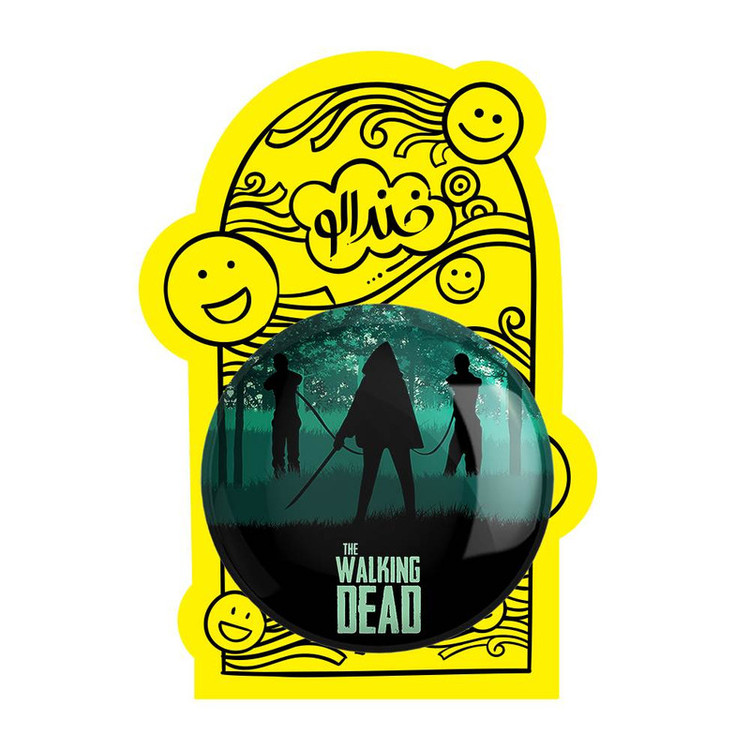 آینه جیبی خندالو مدل سریال مردگان متحرک The Walking Dead کد 10183